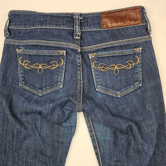 Vienus Jeans Size 27 Something Edwin Womens Straight Leg Western Scroll Pocket - Picture 5 of 14